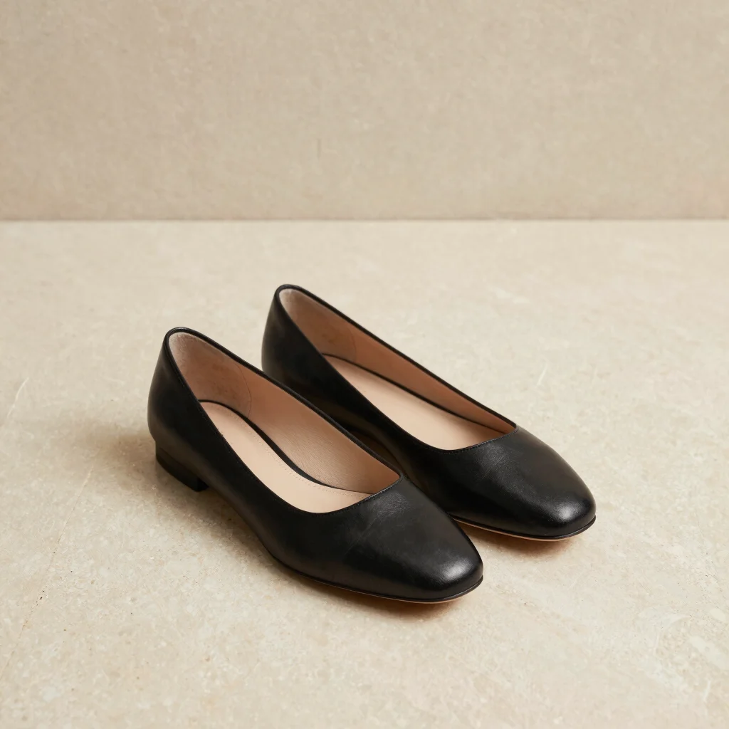 Sculpted Leather Flat